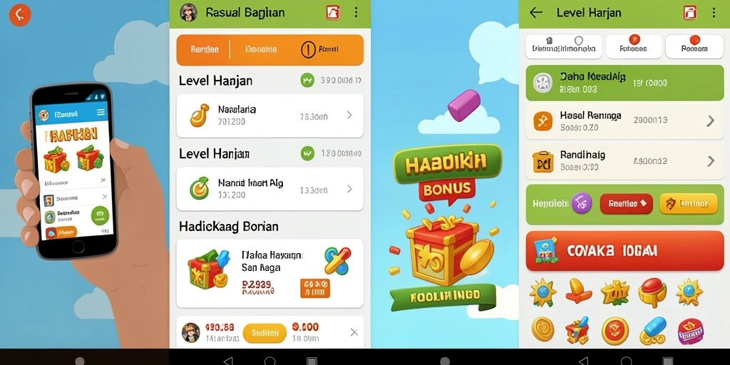 Screenshot menunjukkan fitur kostumisasi karakter yang menarik.