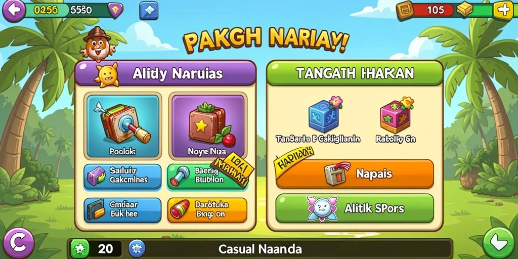 Fitur sosial untuk berbagi dan bersaing dengan teman.