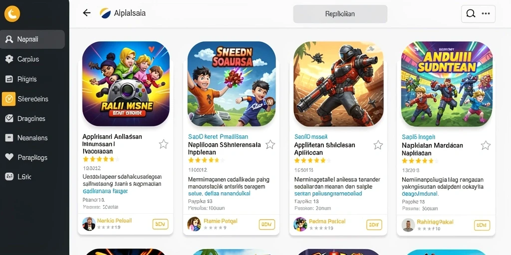 Koleksi ikan yang beragam dan menarik.