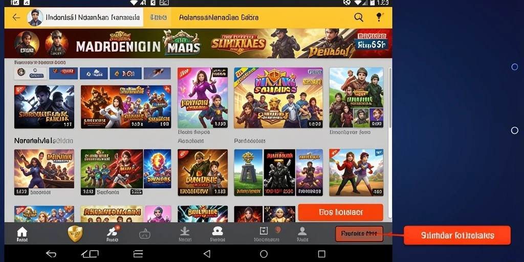 Tangkapan layar mode multiplayer yang mendebarkan.