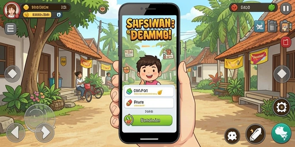 Tampilan tim impian yang telah dibangun pemain.